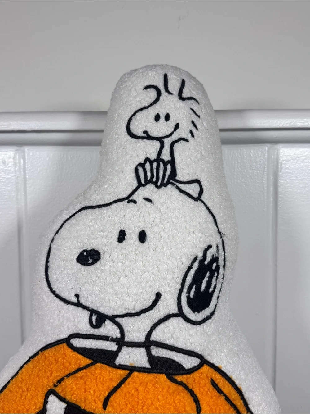 NEW Peanuts Snoopy Woodstock Halloween Pillow
